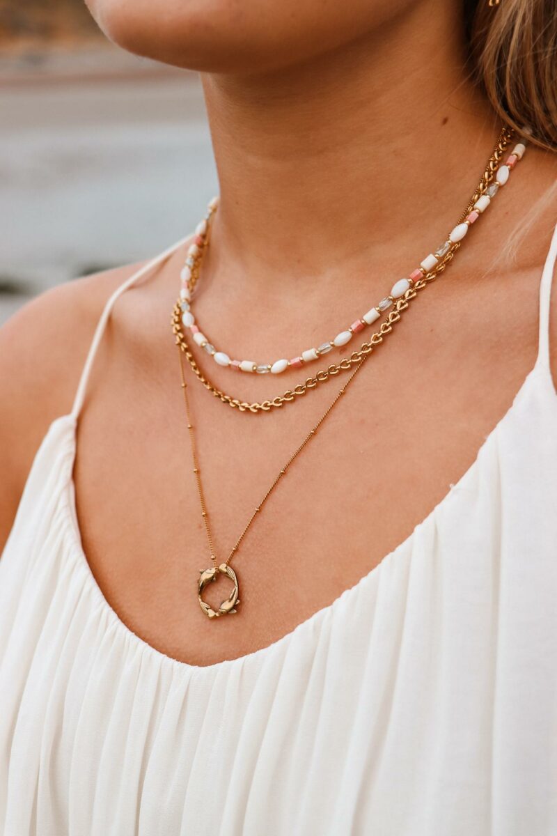 Fishkiss necklace gold