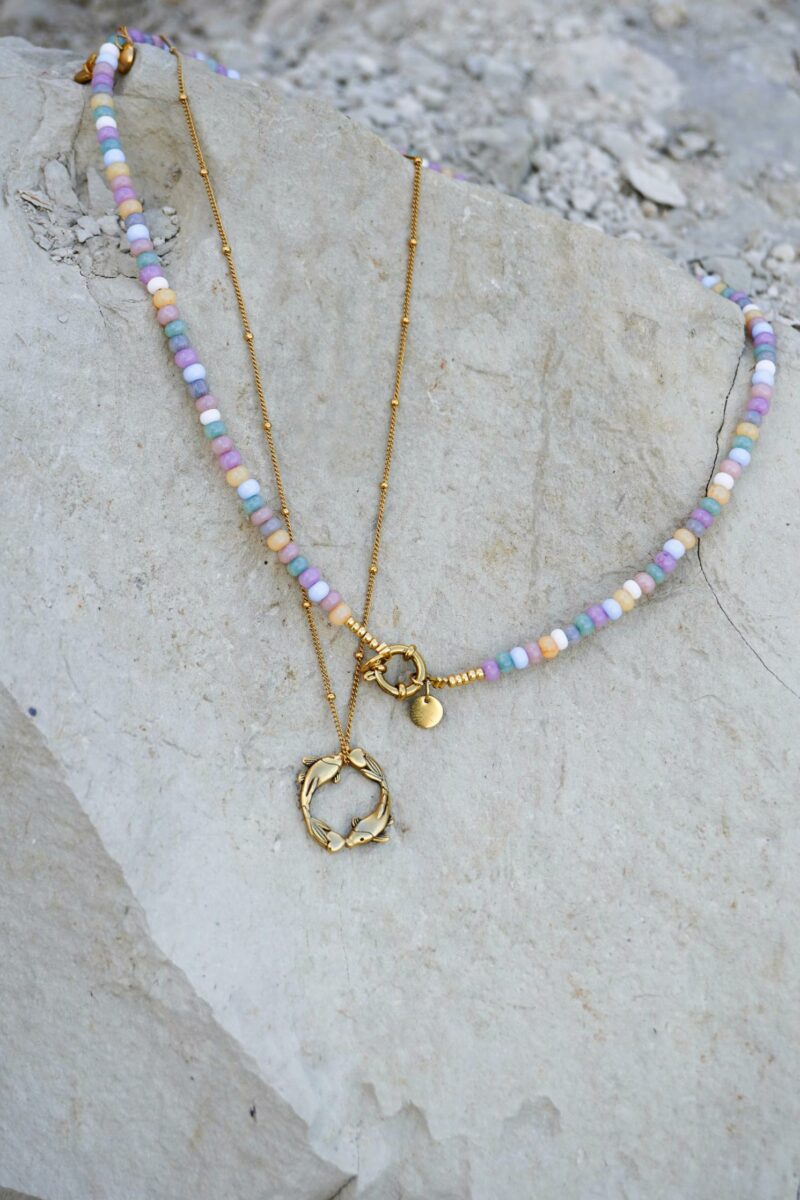 Fishkiss necklace gold