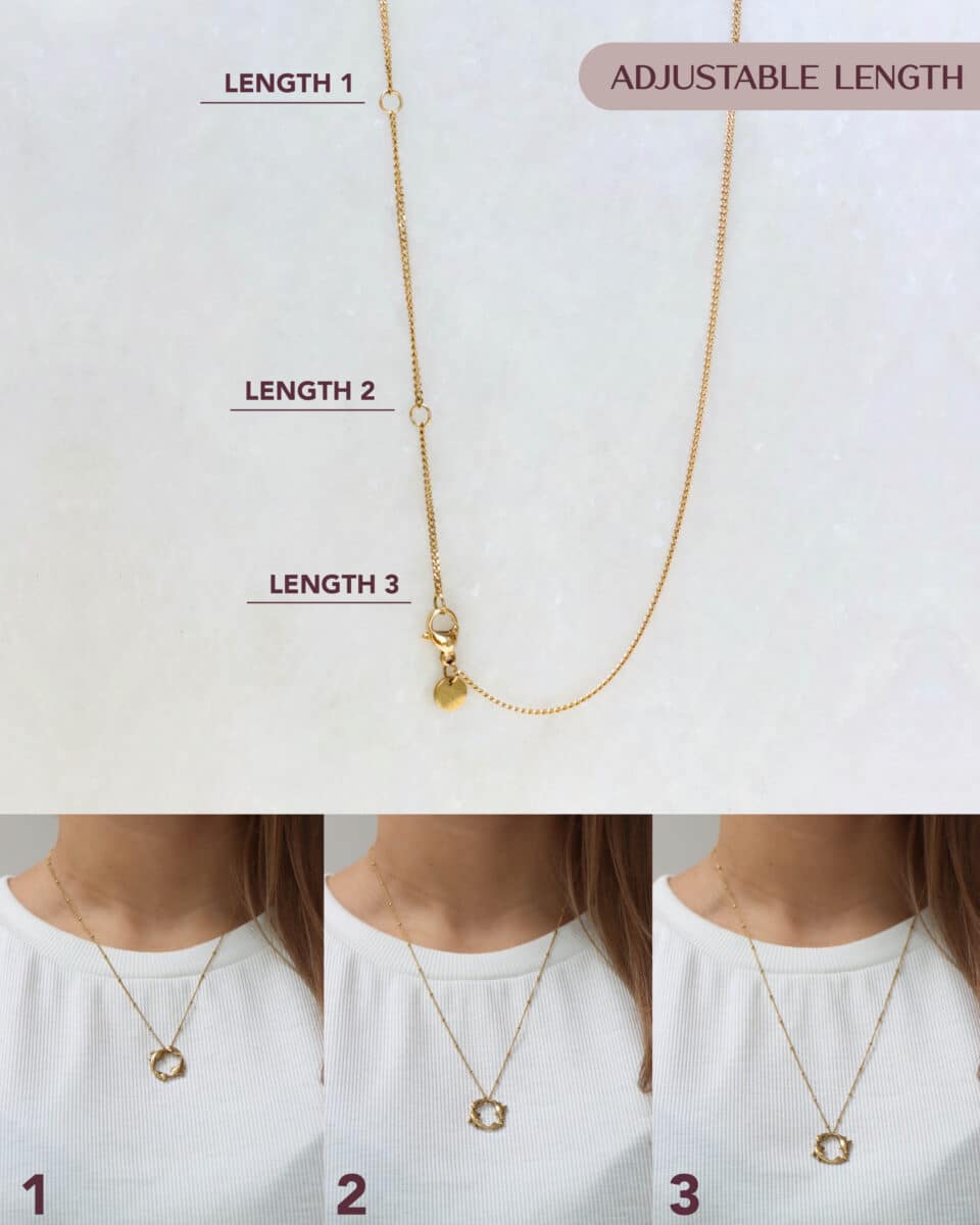 Fishkiss necklace gold