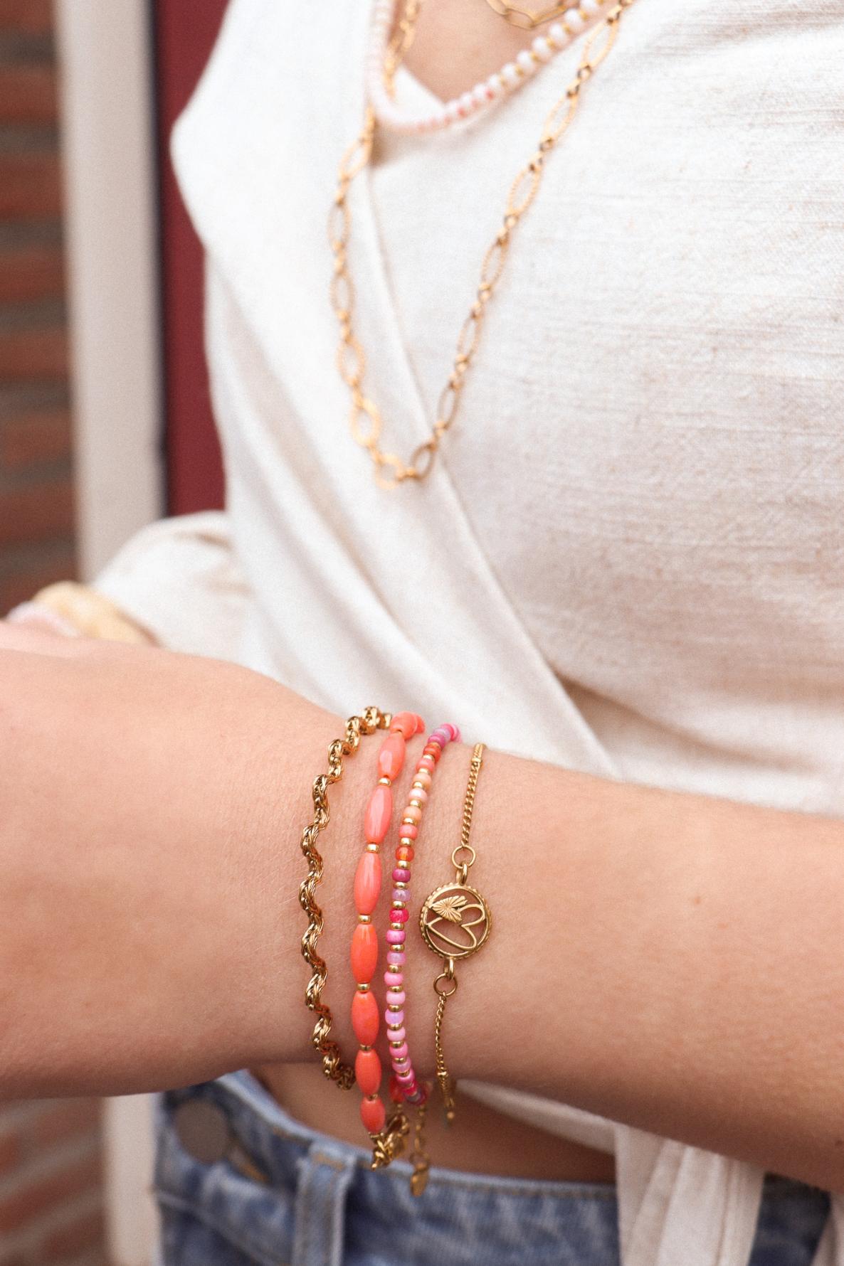 Forever love bracelet gold