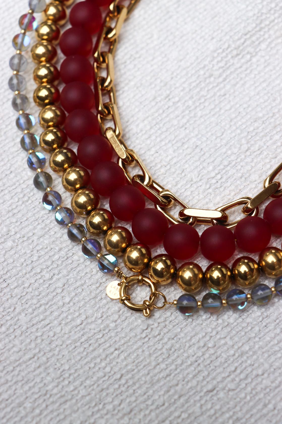 Forever more necklace gold