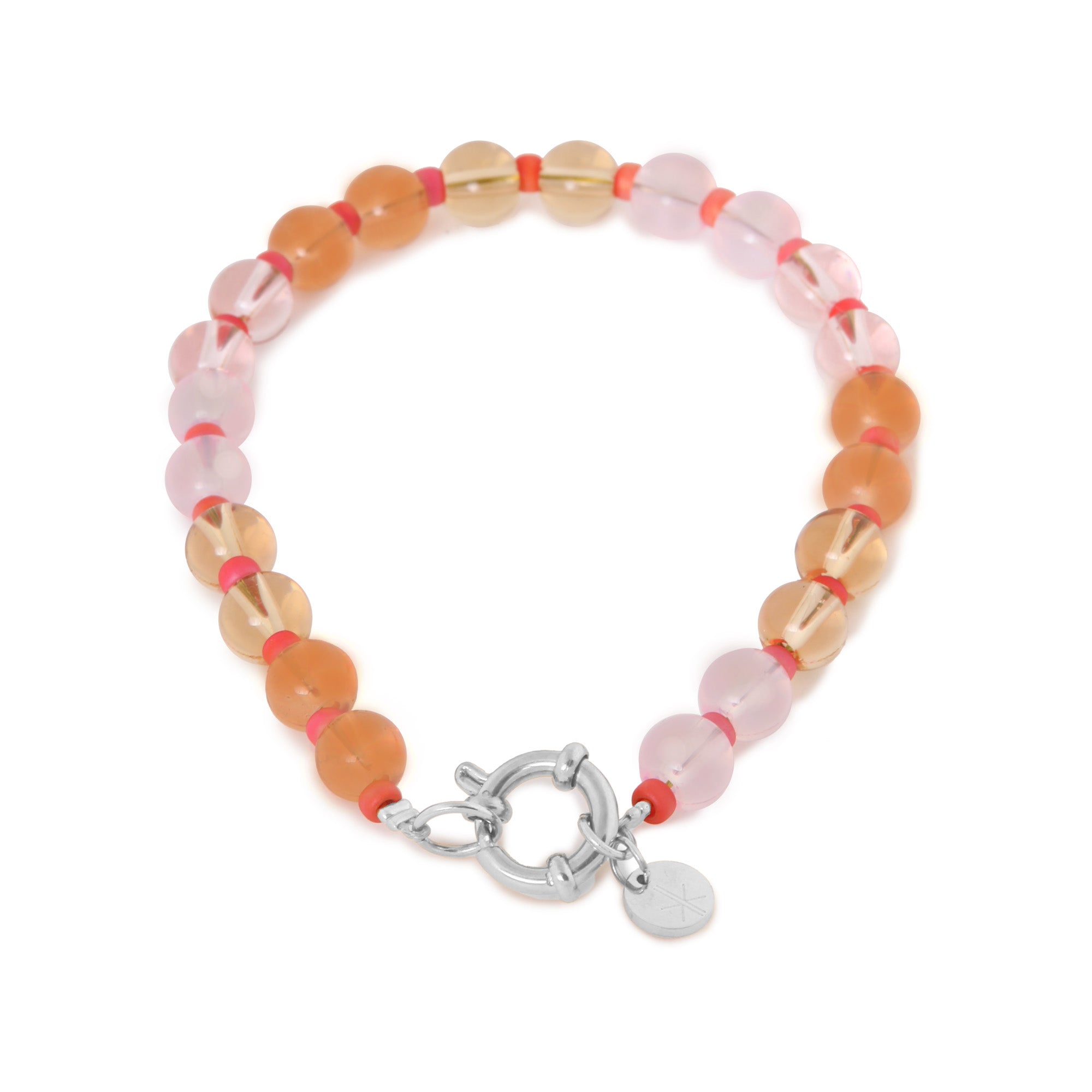 Fruit punch bracelet silver