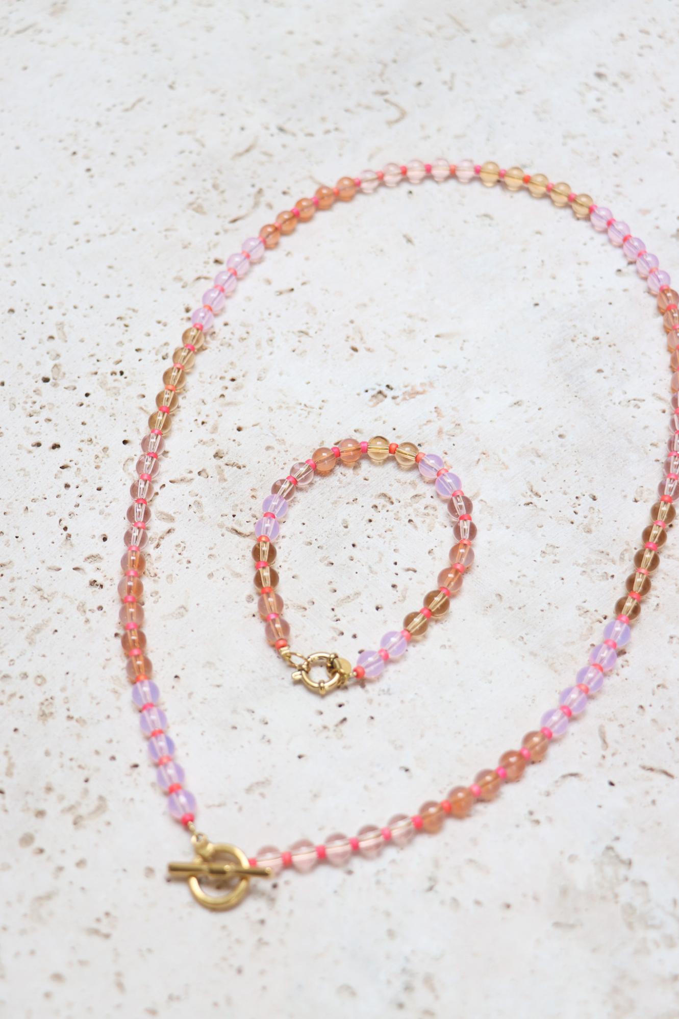 Fruit punch necklace gold