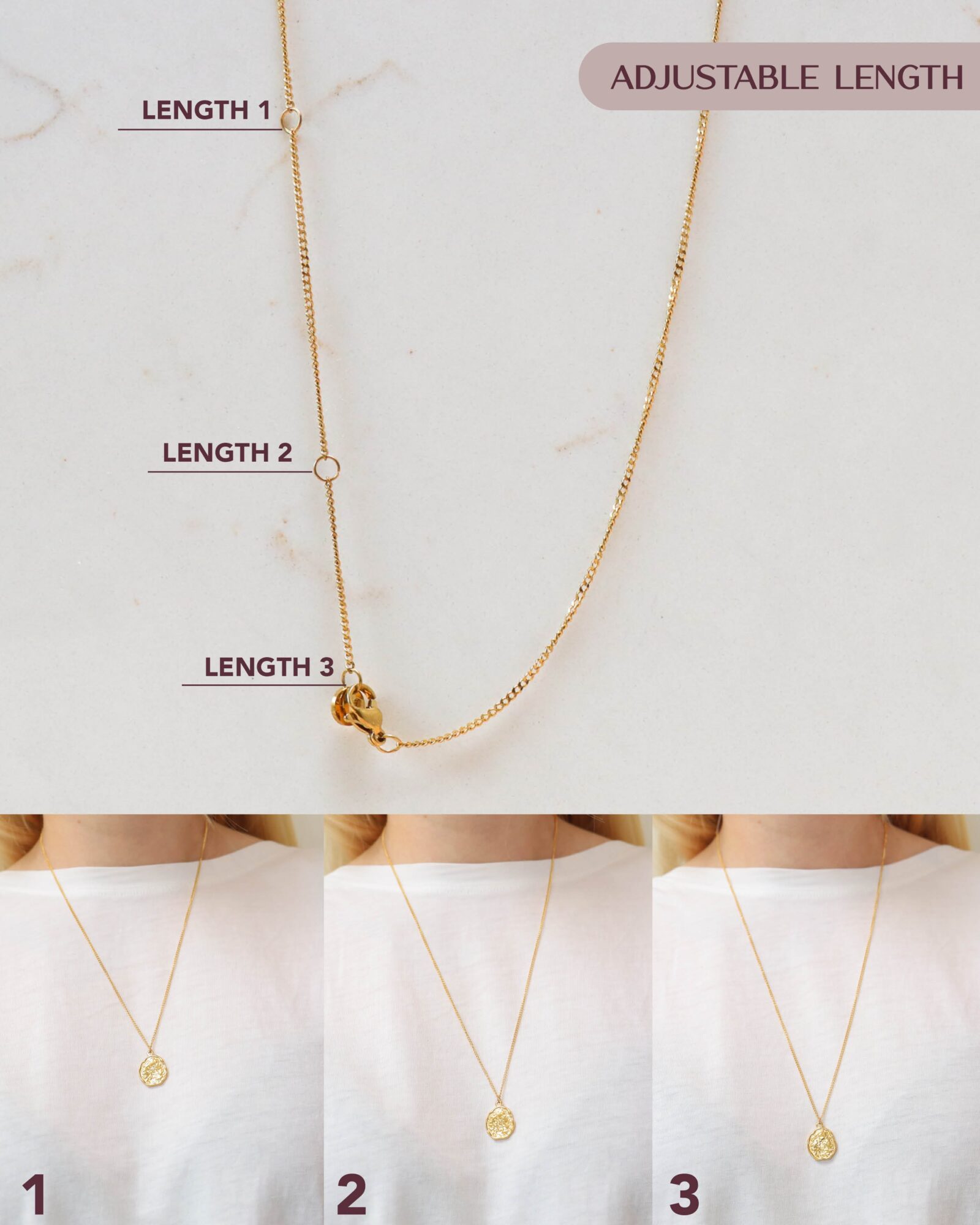 Gold rush necklace