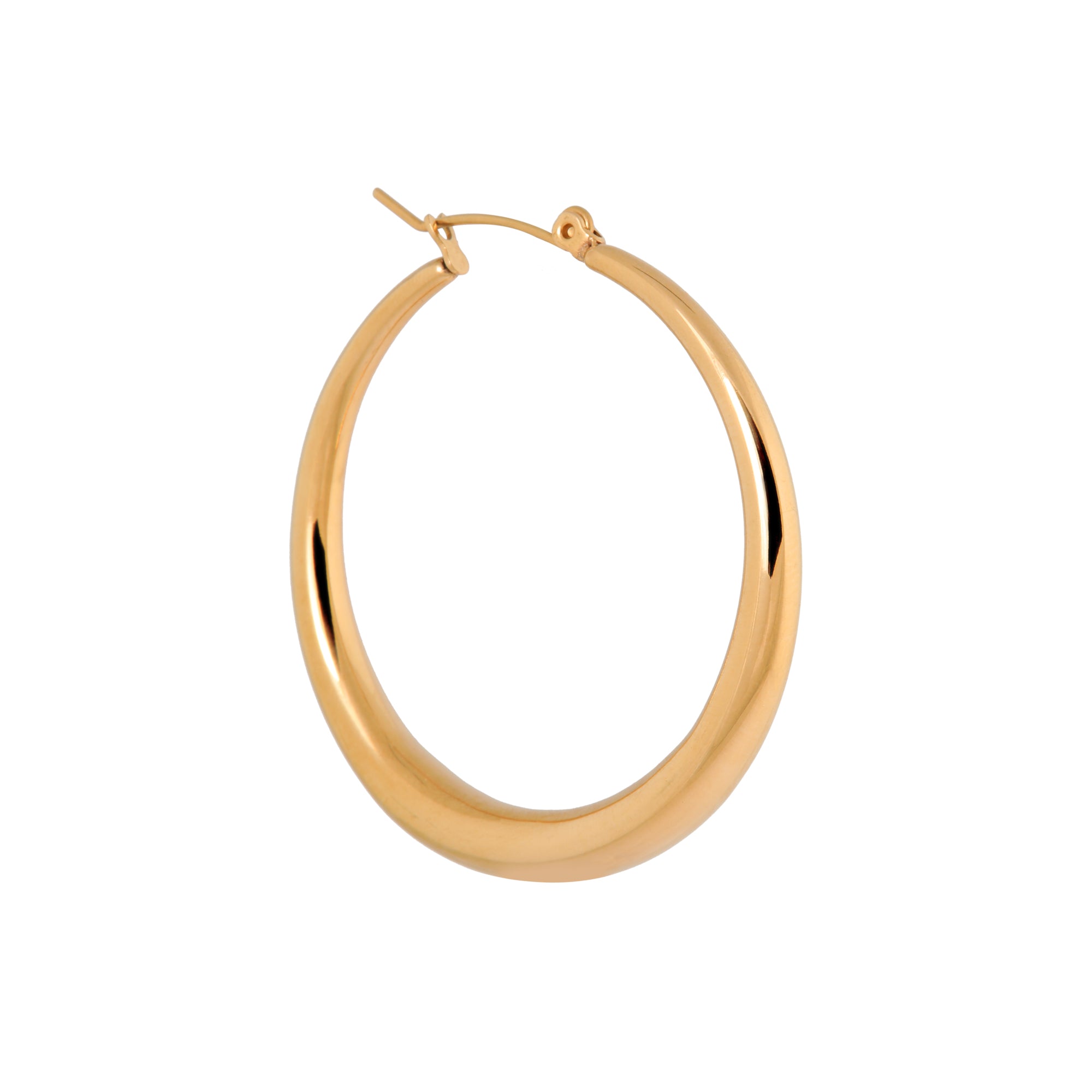 Golden cirkel hoop gold