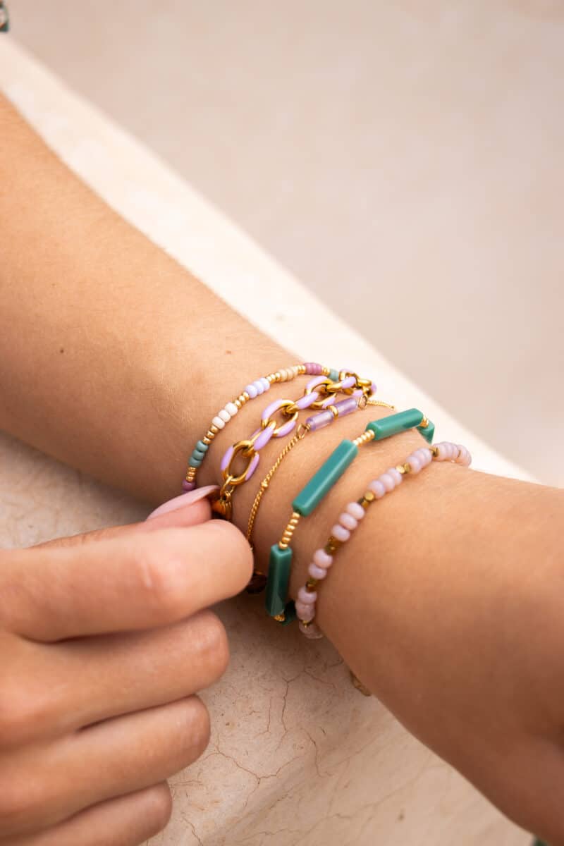 Golden sand bracelet gold