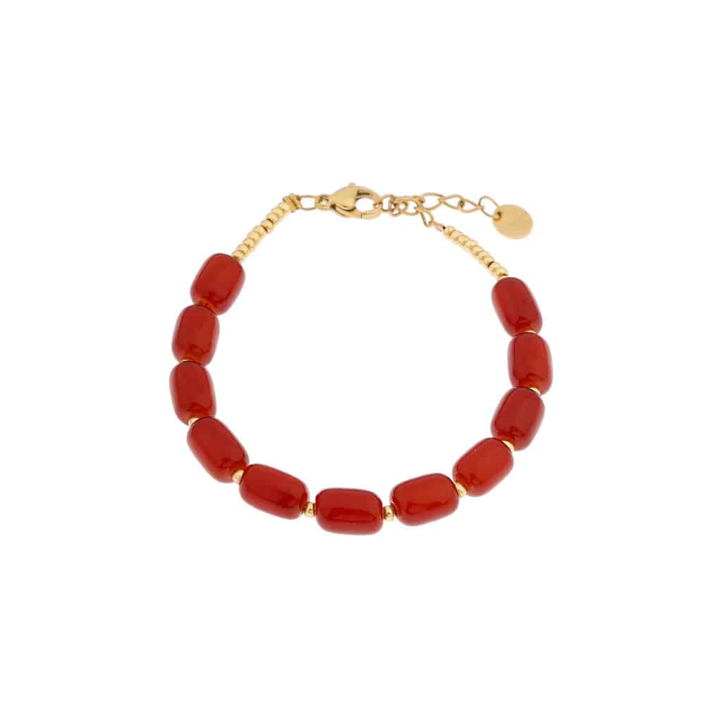 Grape beads bracelet gold