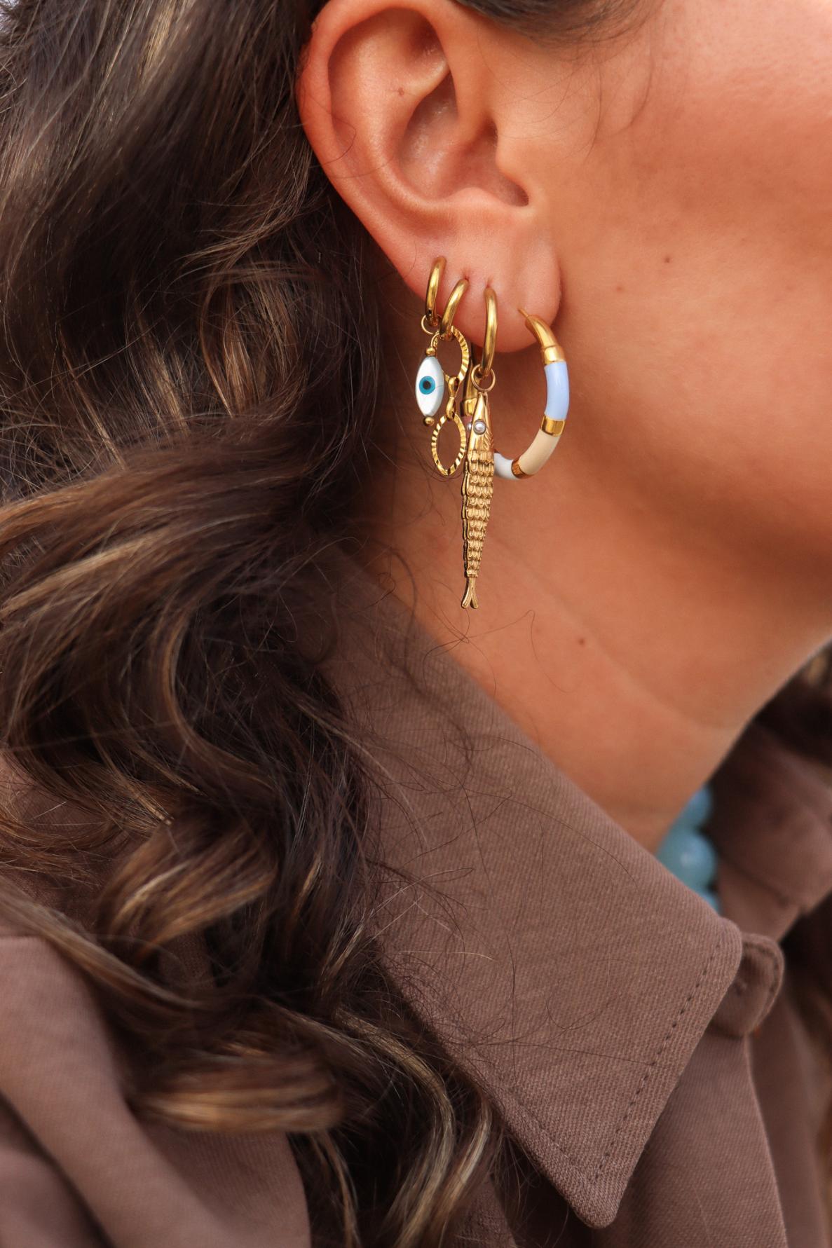 Greek hoola hoop gold