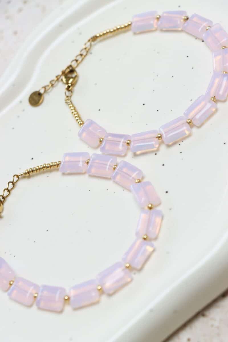 Gummy bracelet gold