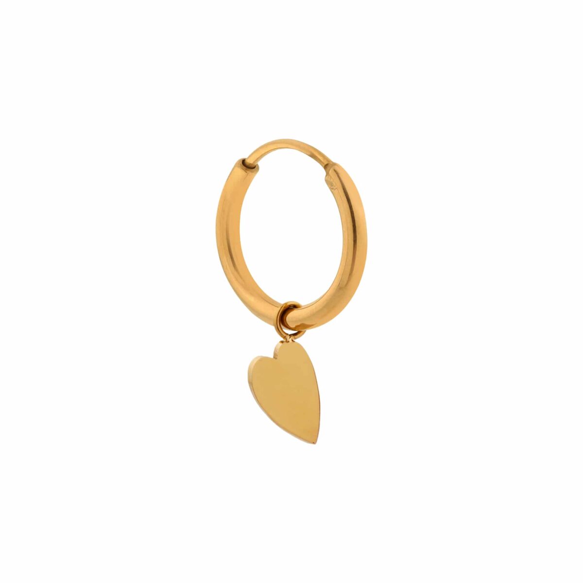Heart hoop gold