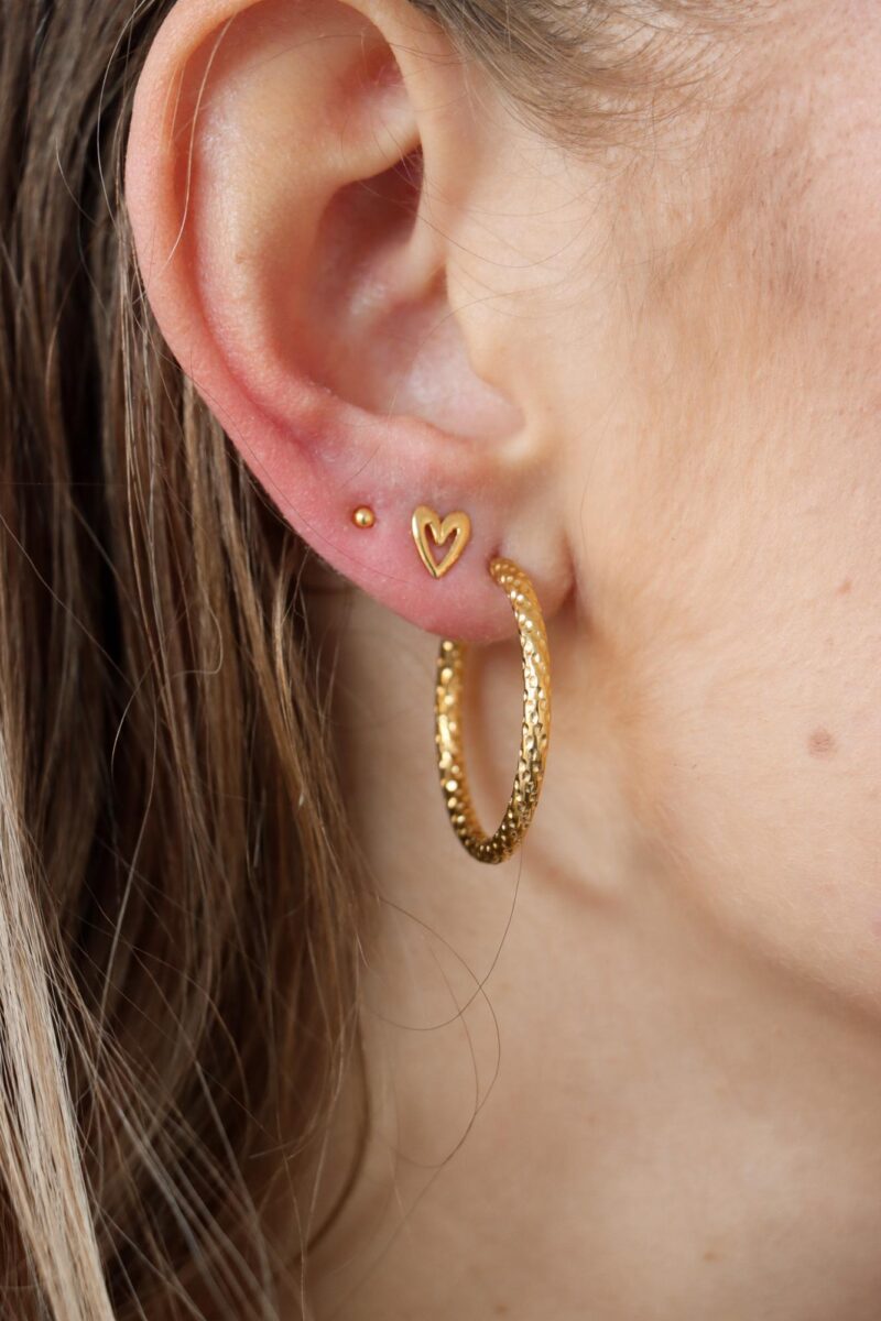 Hilly big hoop gold