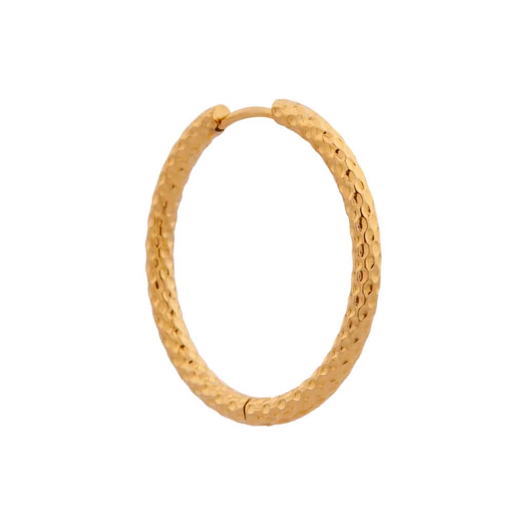 Hilly big hoop gold