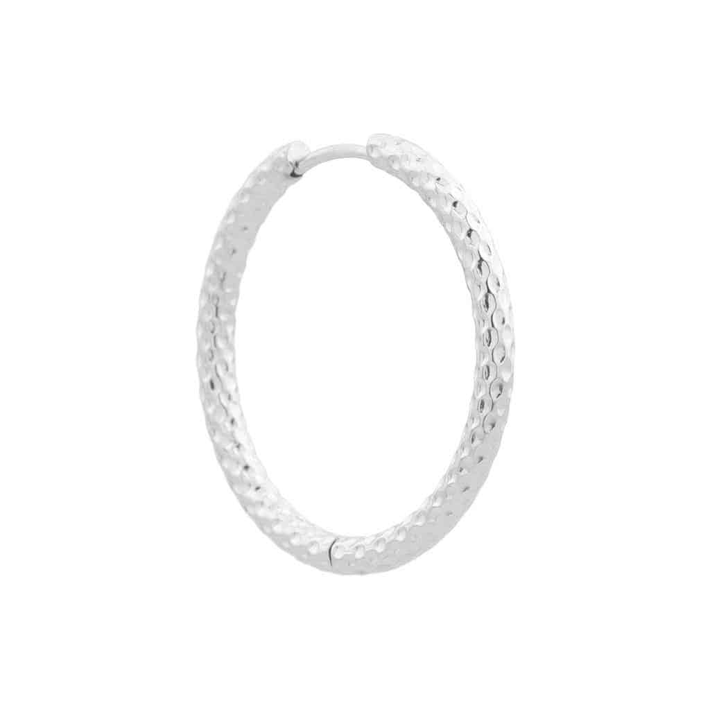 Hilly big hoop silver