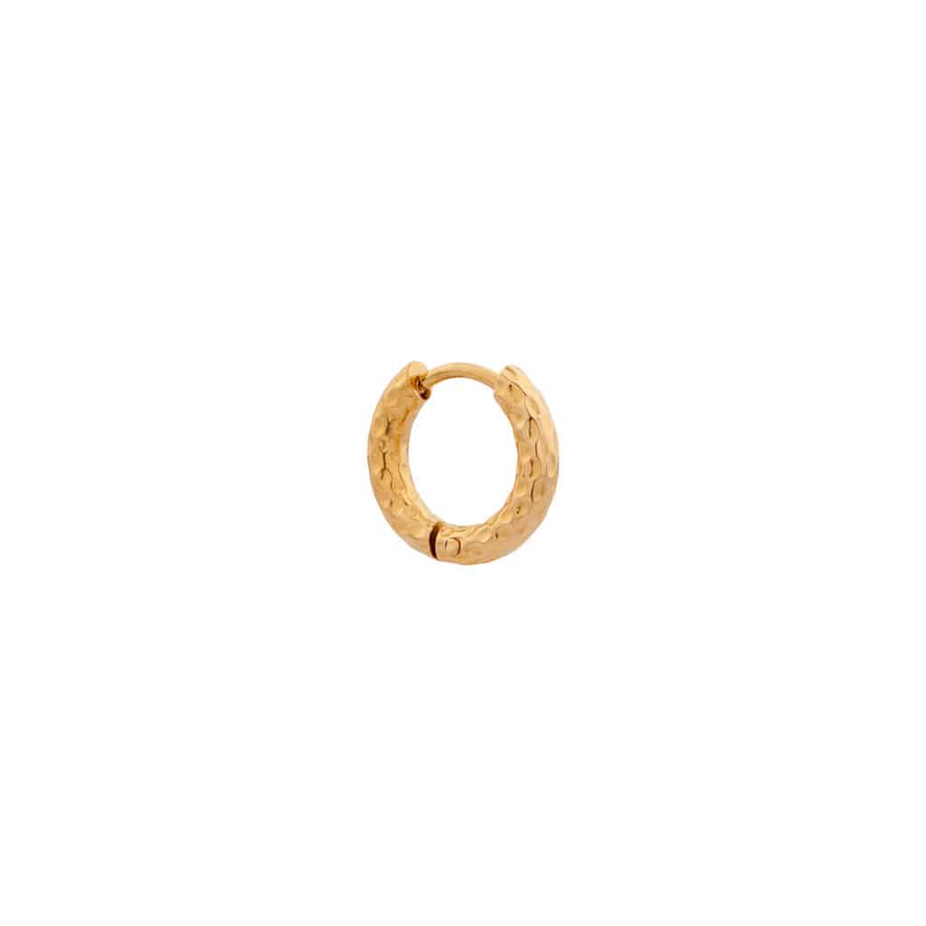 Hilly small hoop gold