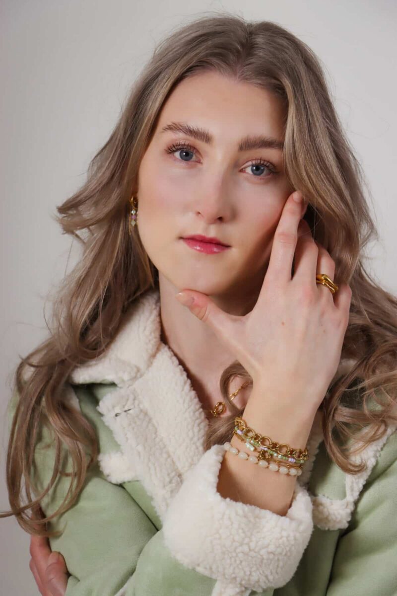 Hold on mint bracelet gold