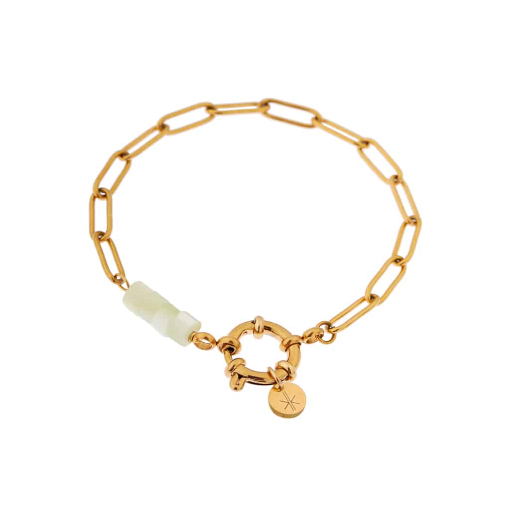 Hold on mint bracelet gold