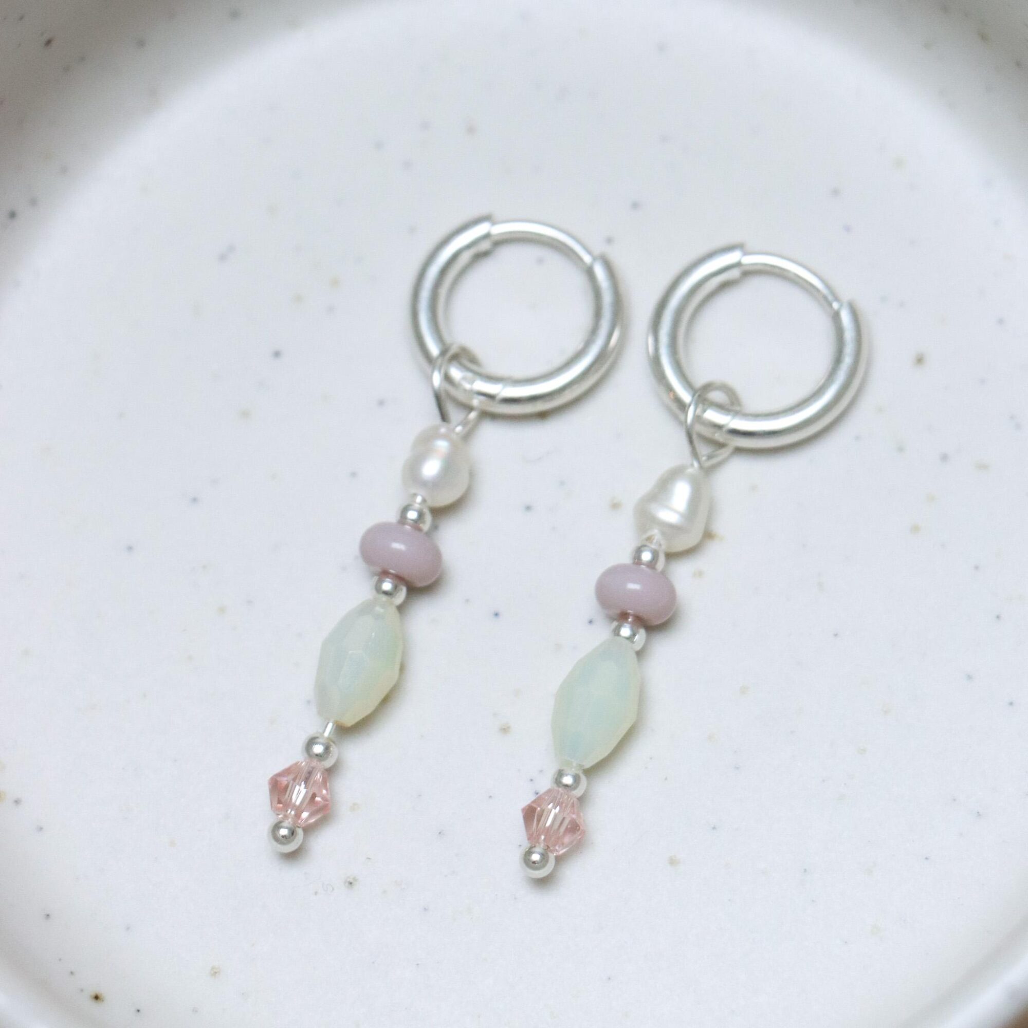 Island dreams hoop silver