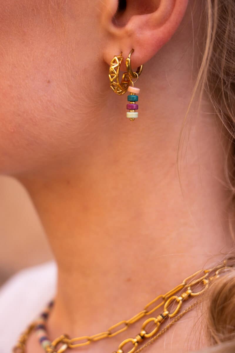 Jasmine hoop gold