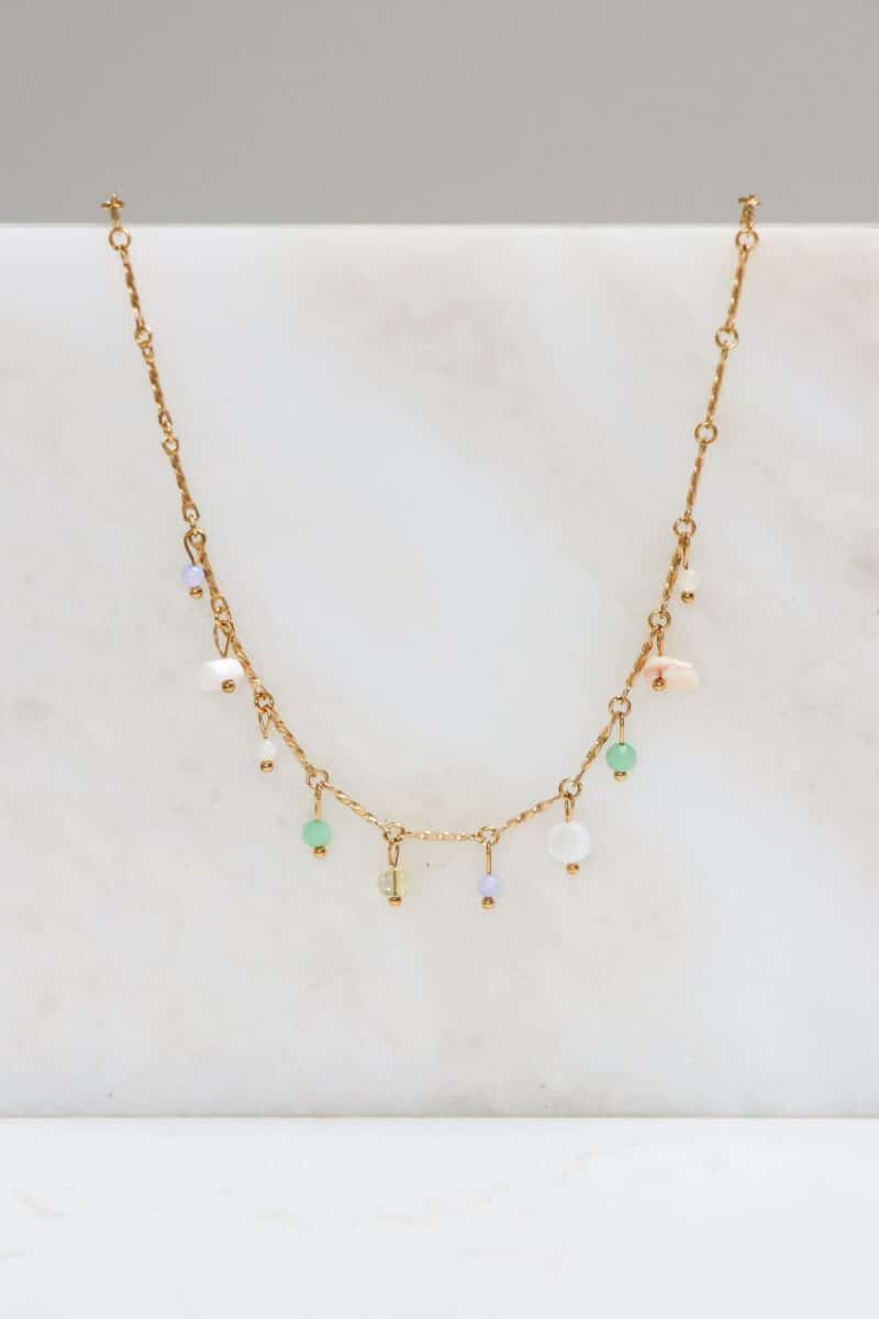 Jutter necklace gold