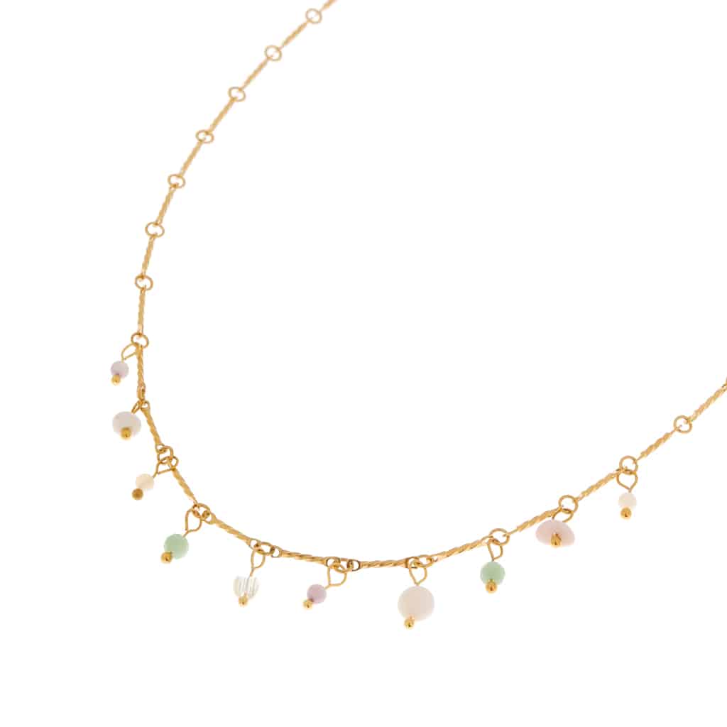 Jutter necklace gold