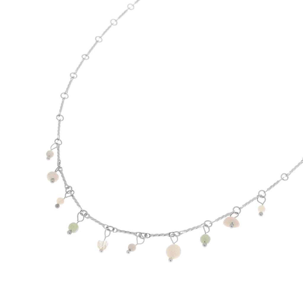 Jutter necklace silver