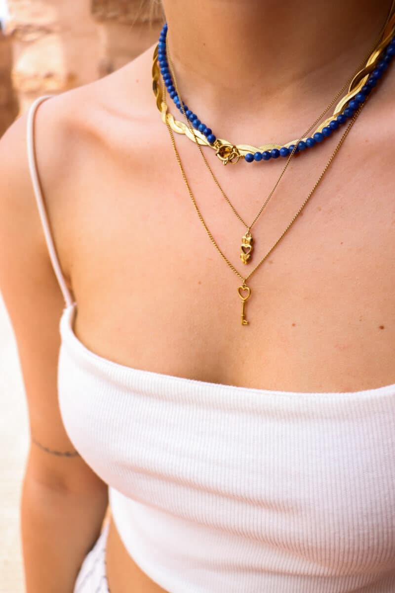 Kikey necklace gold