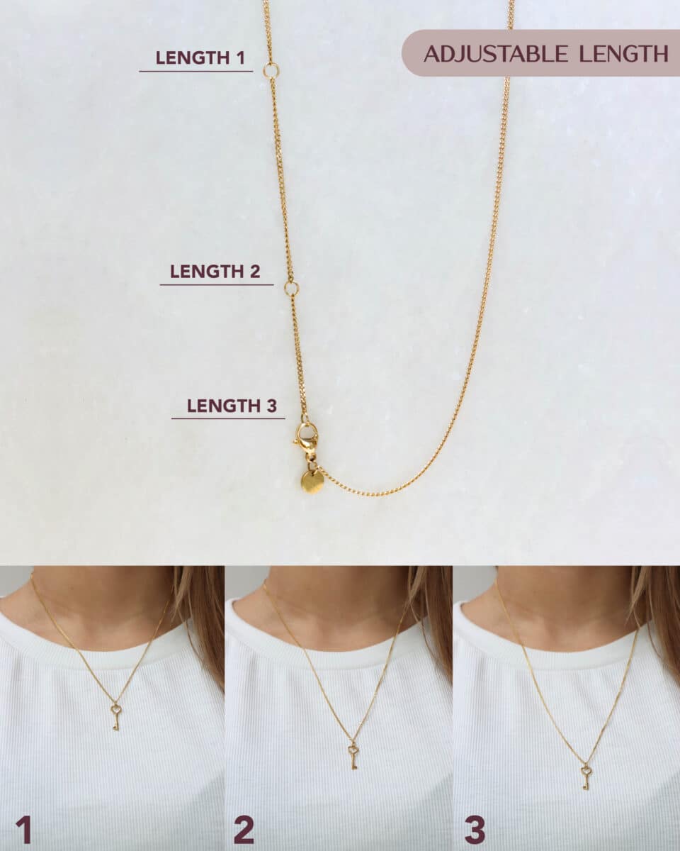 Kikey necklace gold