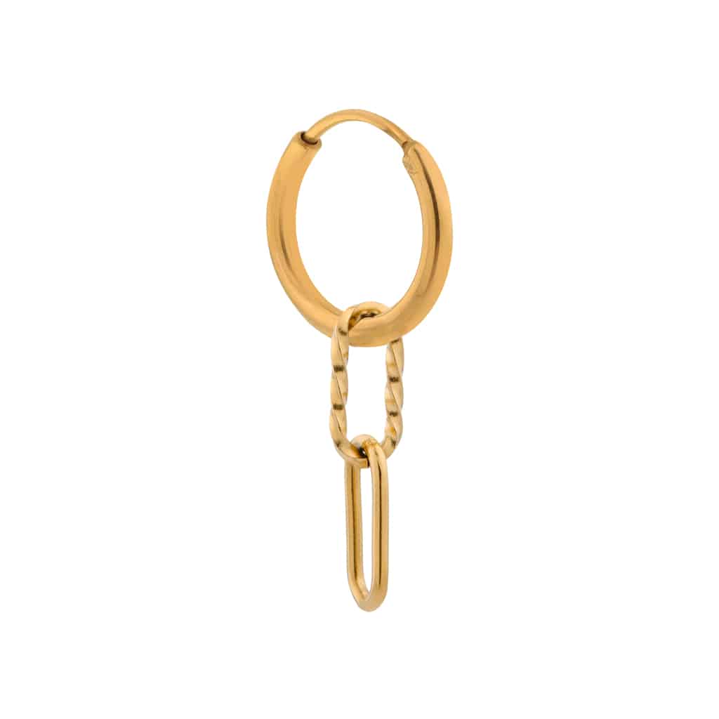 King George hoop gold