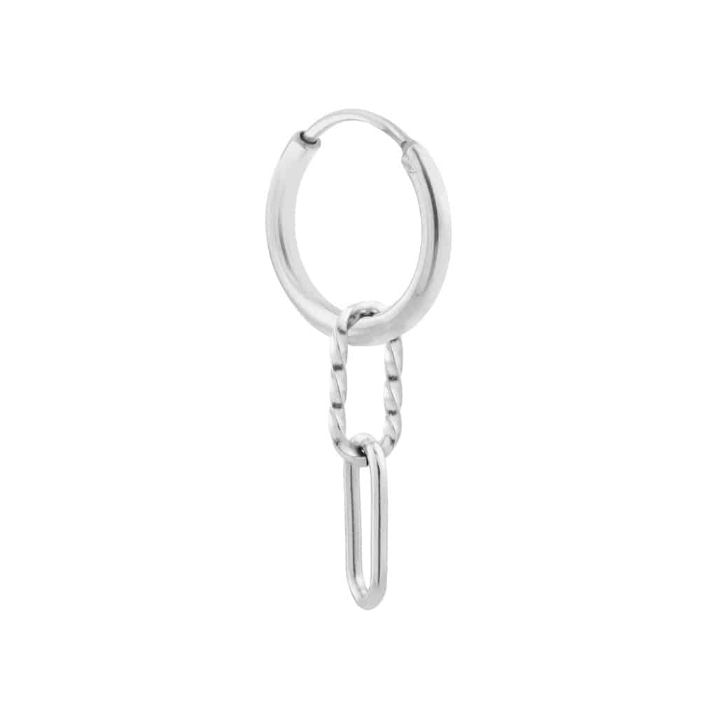 King George hoop silver