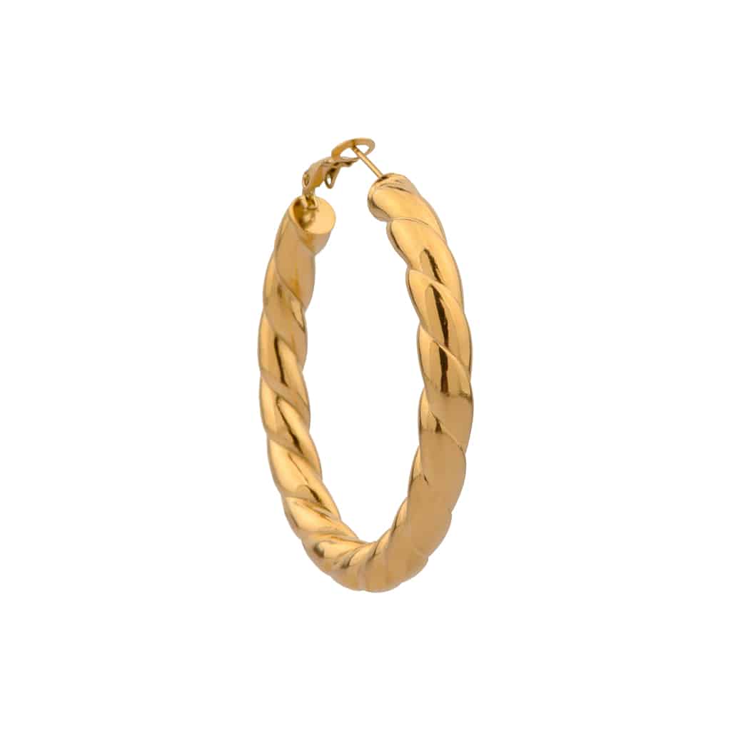 Knotbound hoop gold