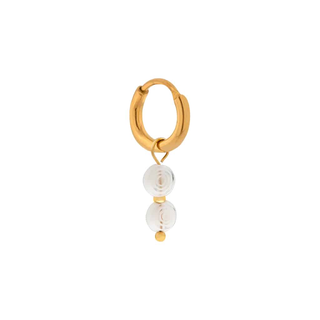 Lagoon hoop gold