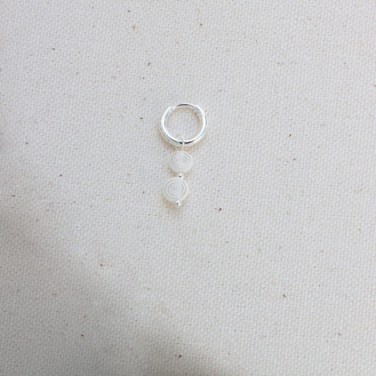 Lagoon hoop silver