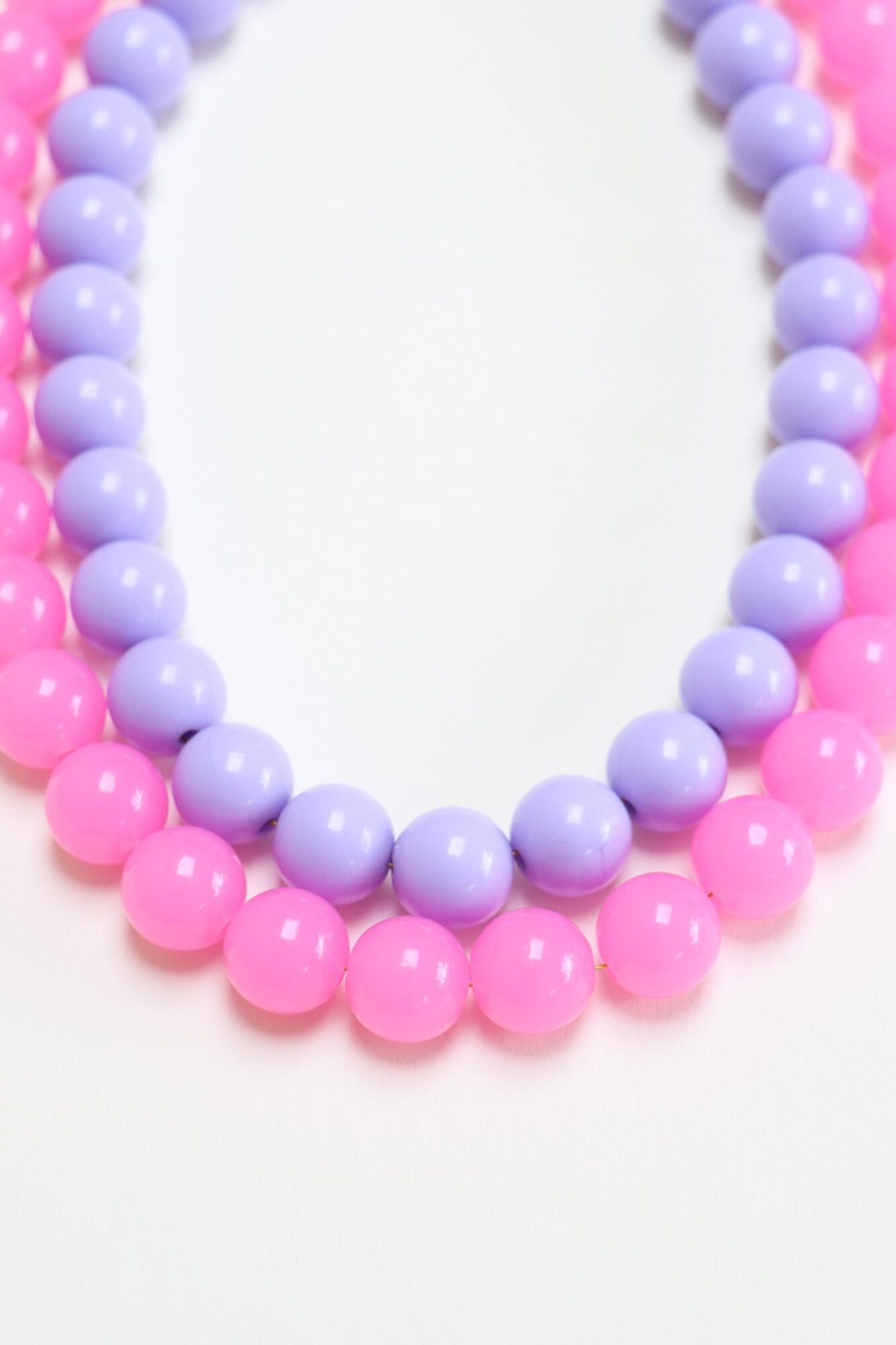 Lavender glow necklace gold