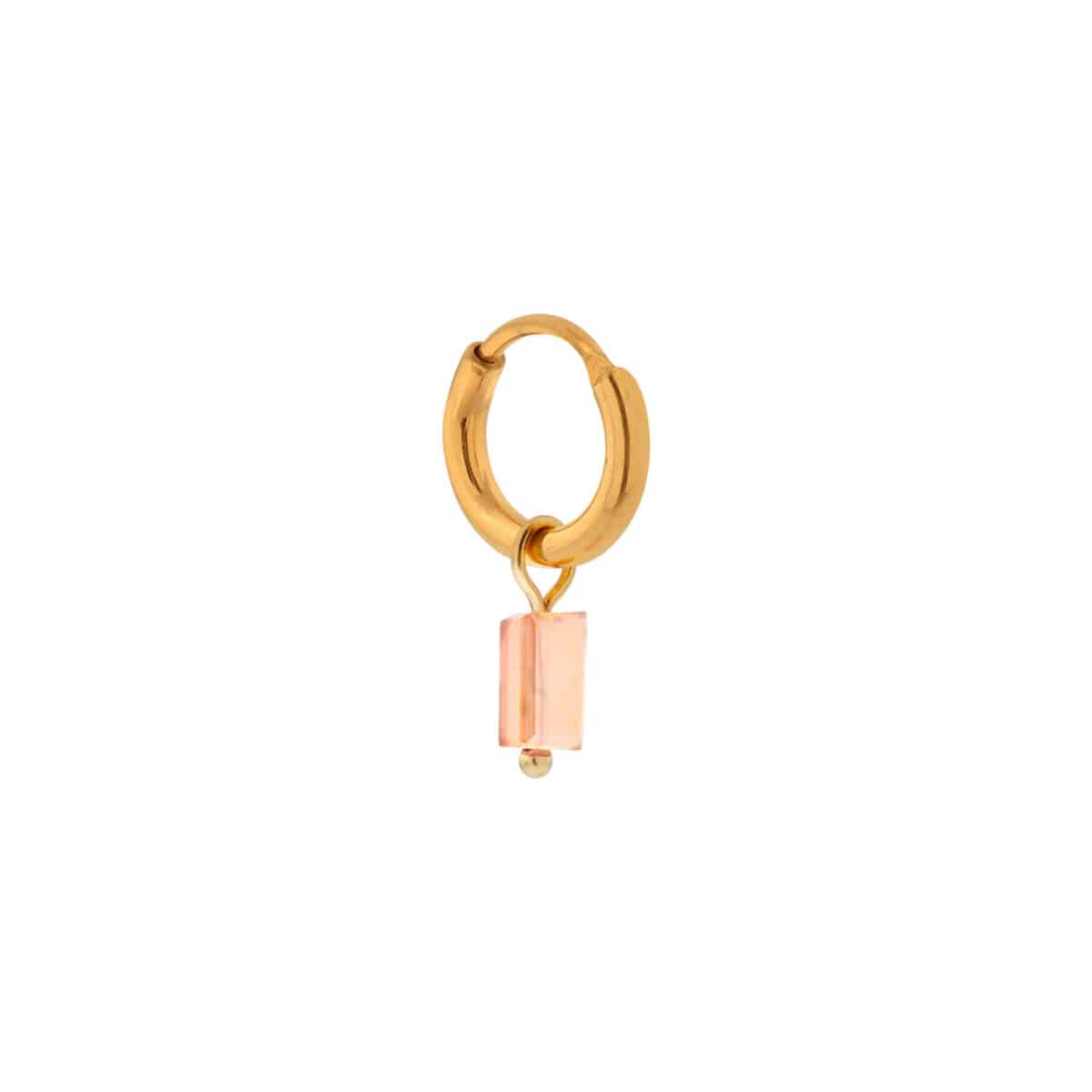 Light peachy hoop gold