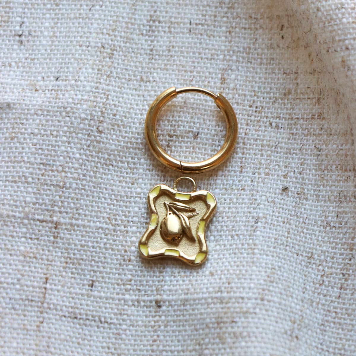 Limone hoop gold