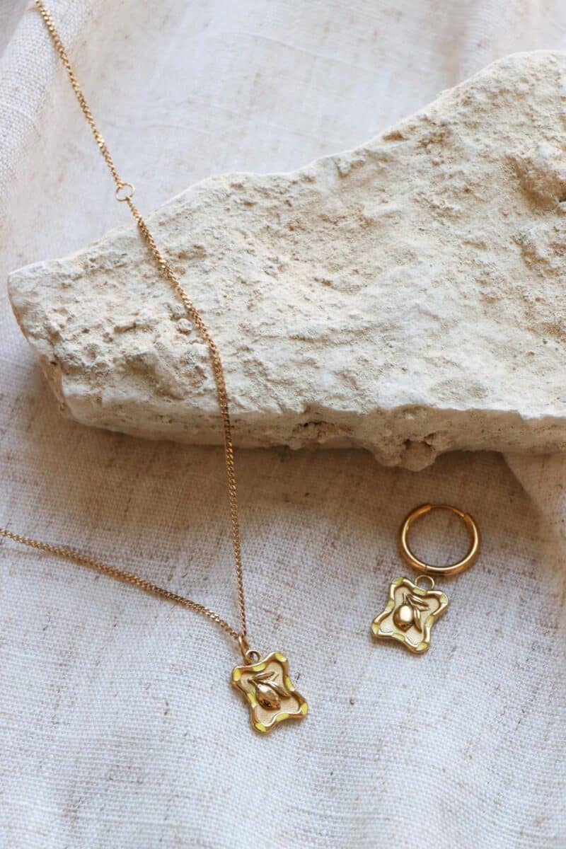 Limone hoop gold