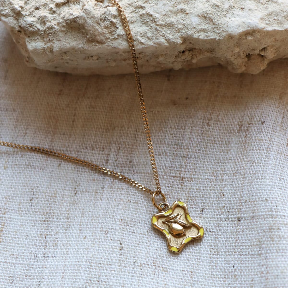 Limone necklace gold