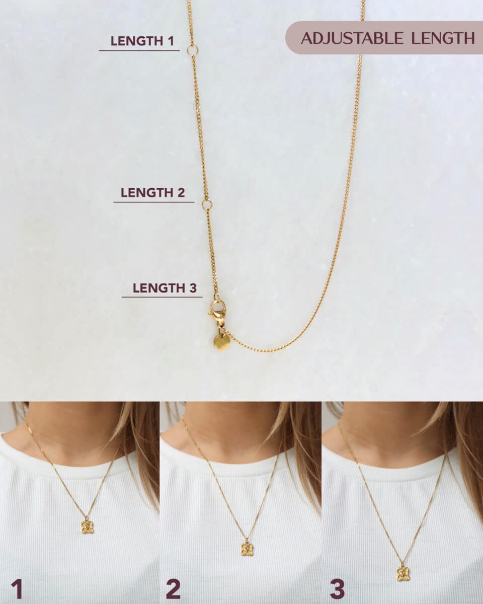 Limone necklace gold