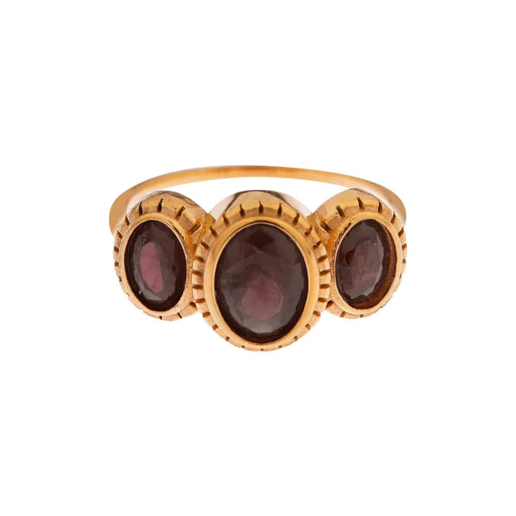 Magenta queen ring gold - 8
