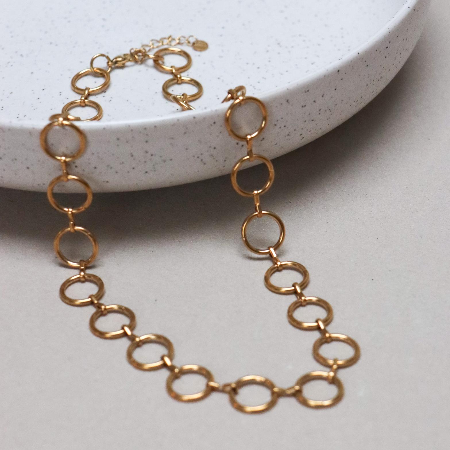 Mamma mia necklace gold