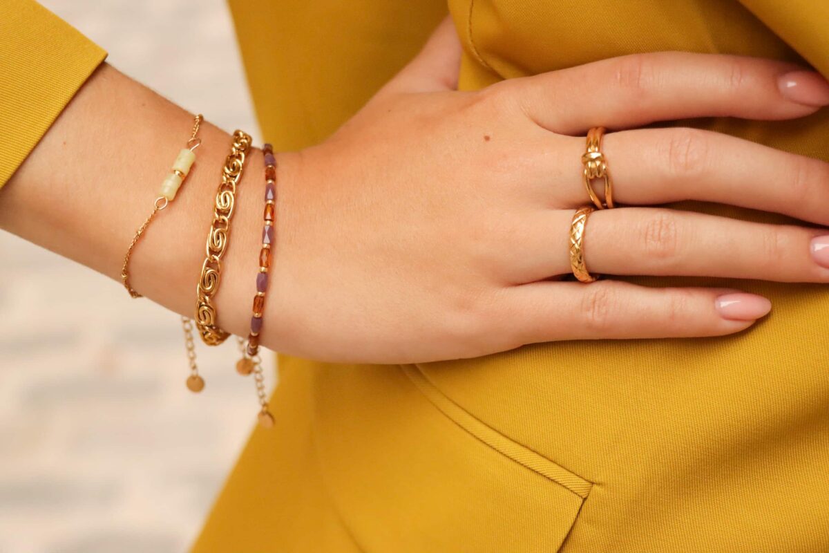 Maya bracelet gold