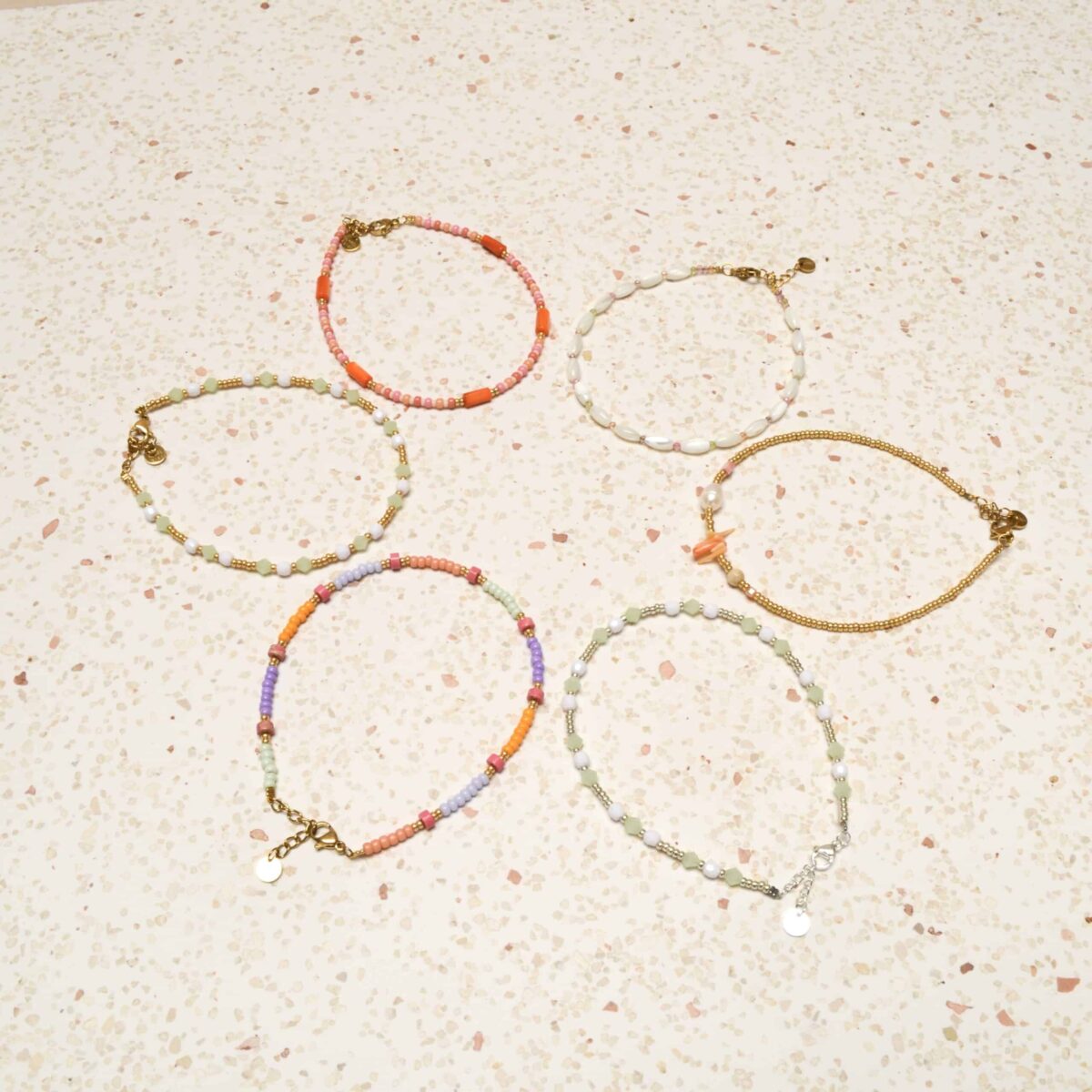 Milkshake  anklet gold