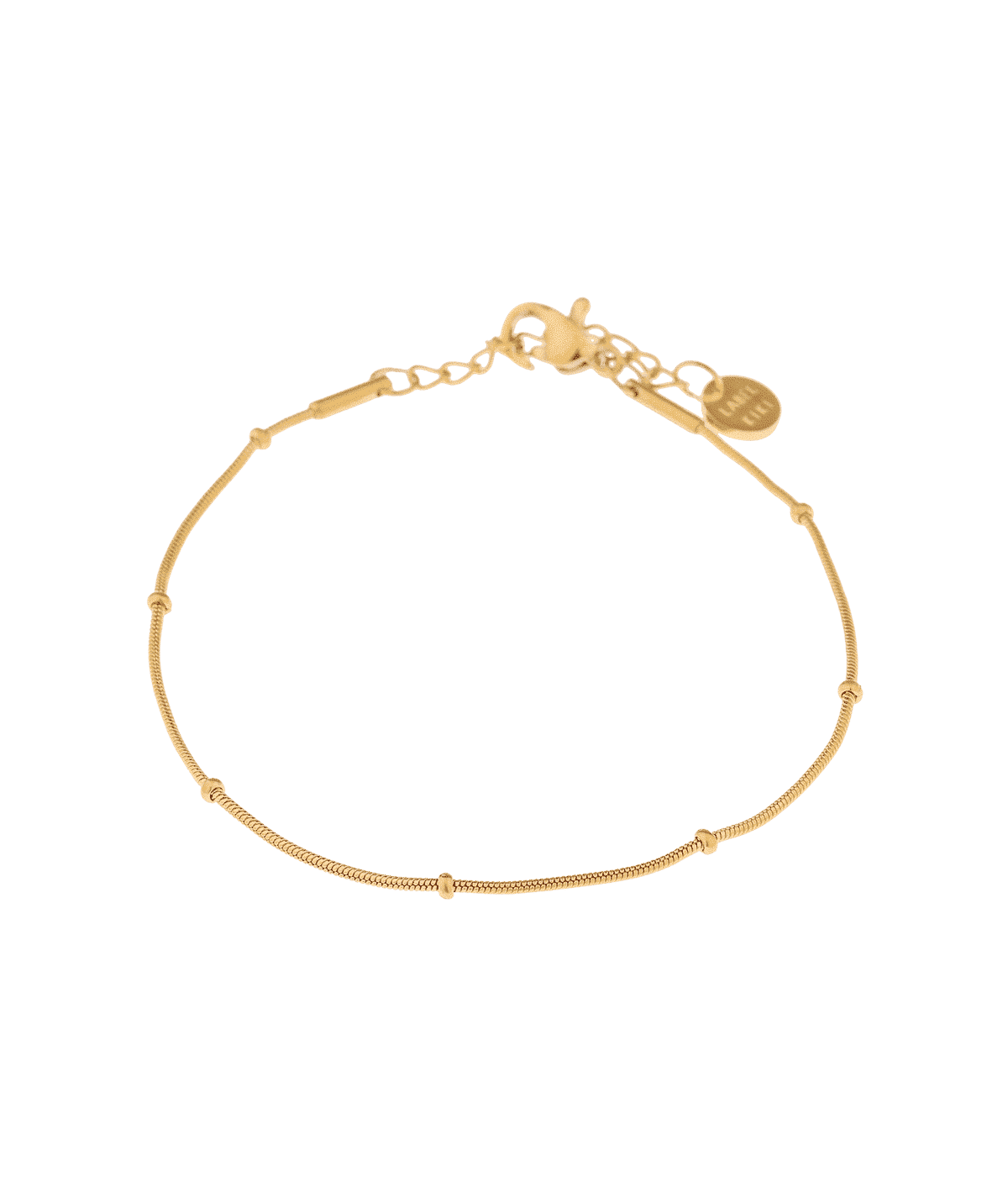 Mini Dot Chain Gold Bracelet
