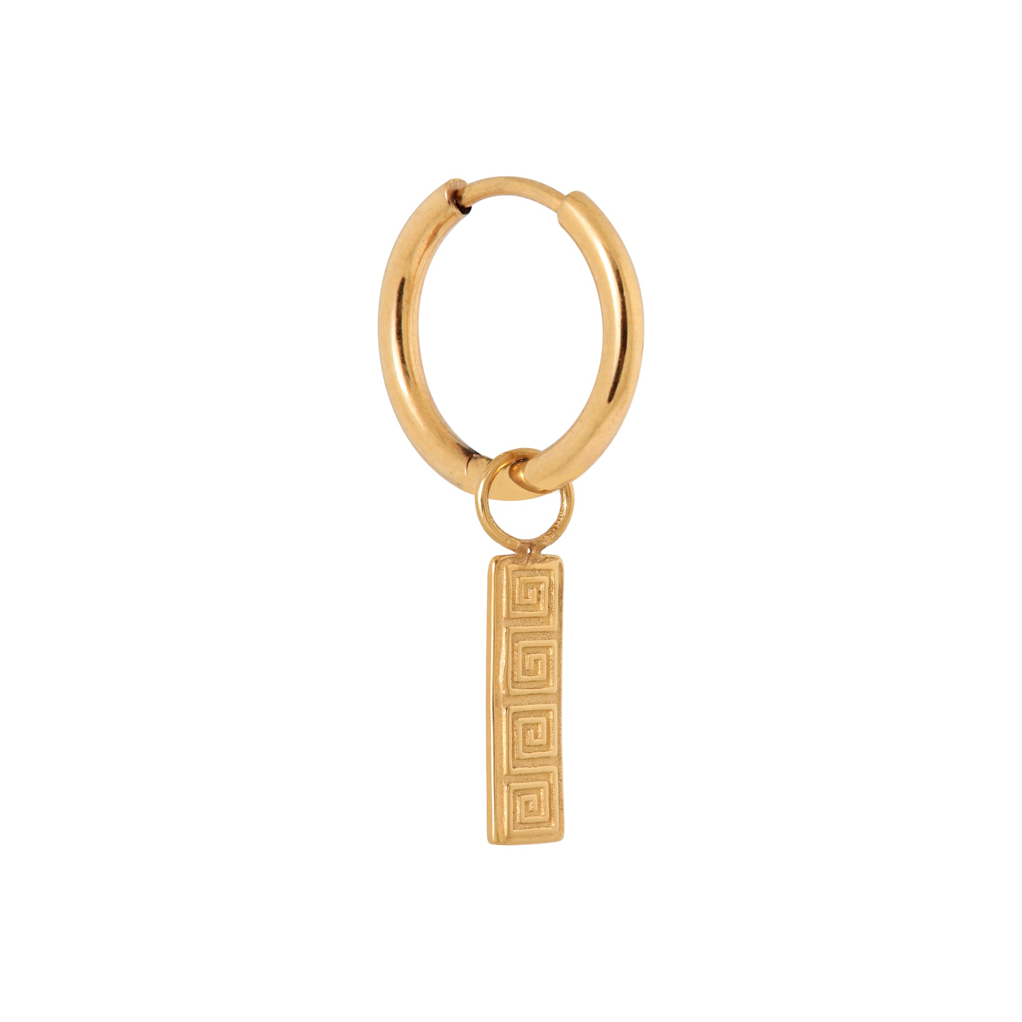 Mykonos hoop gold