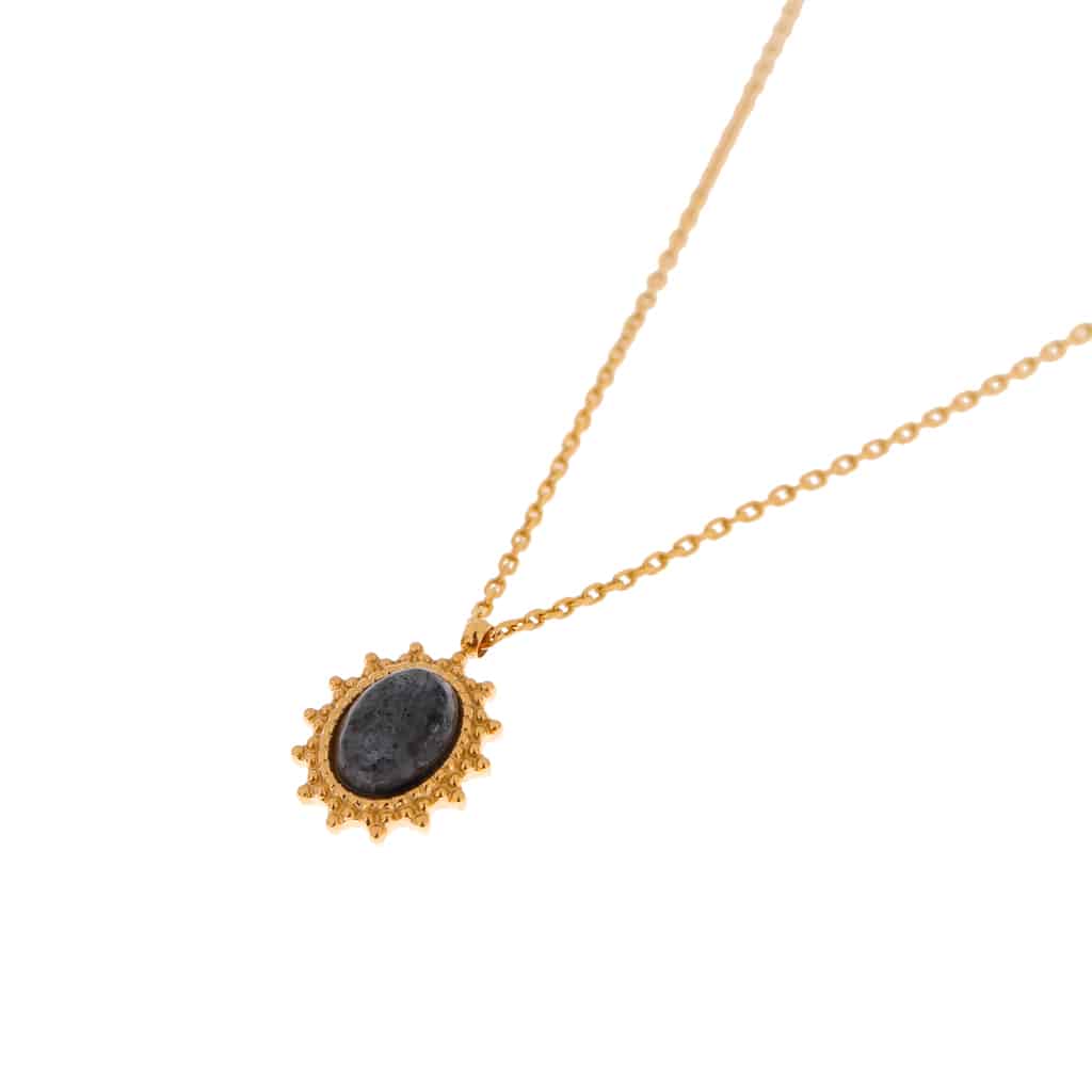 Noir necklace gold