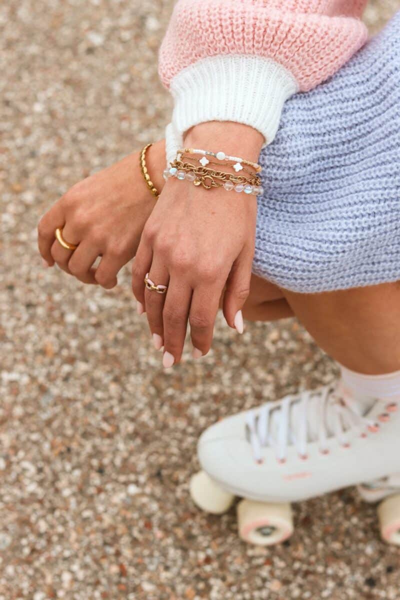 Ocean glow bracelet gold
