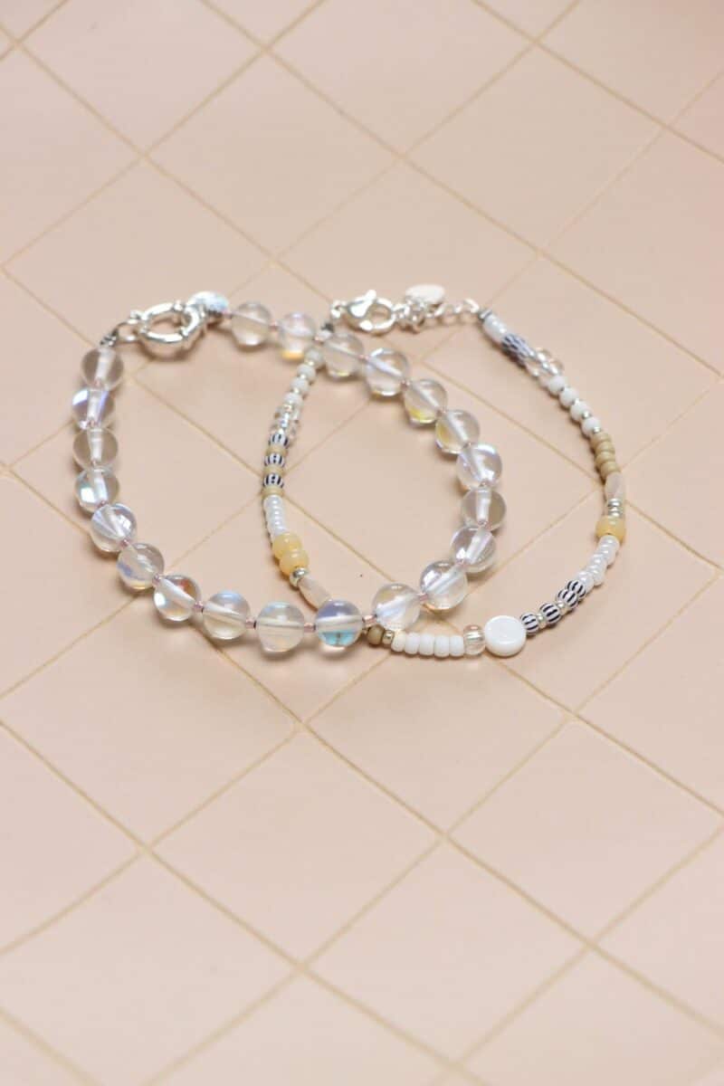 Ocean glow bracelet silver