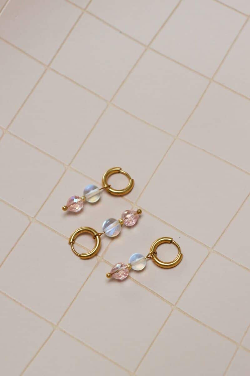 Ocean glow hoop gold