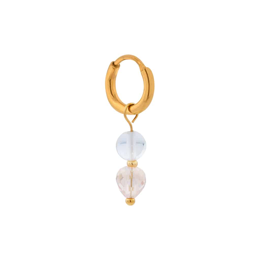 Ocean glow hoop gold