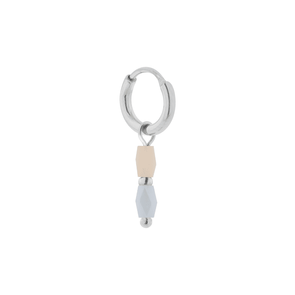 Ocean Terra hoop silver